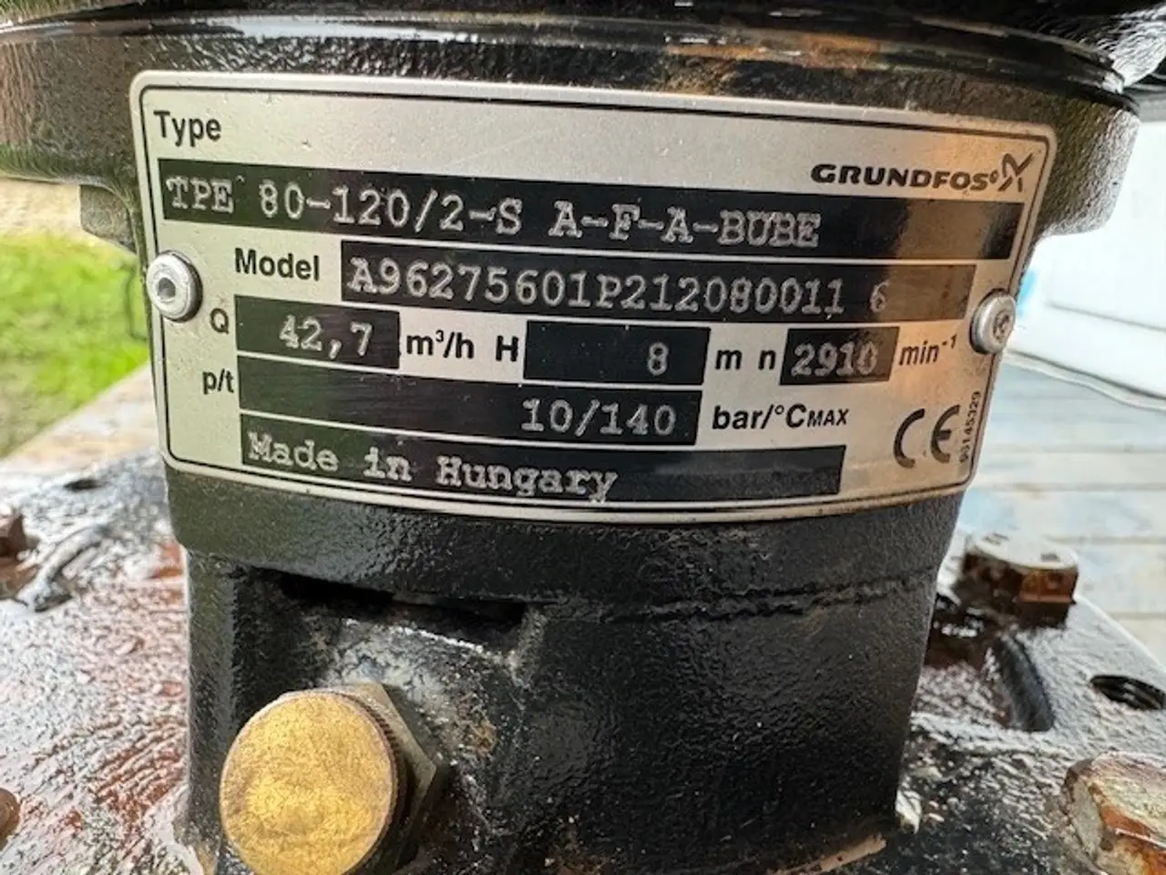 Billede 6 - Grundfos pumpe med frekvens- og trykstyring