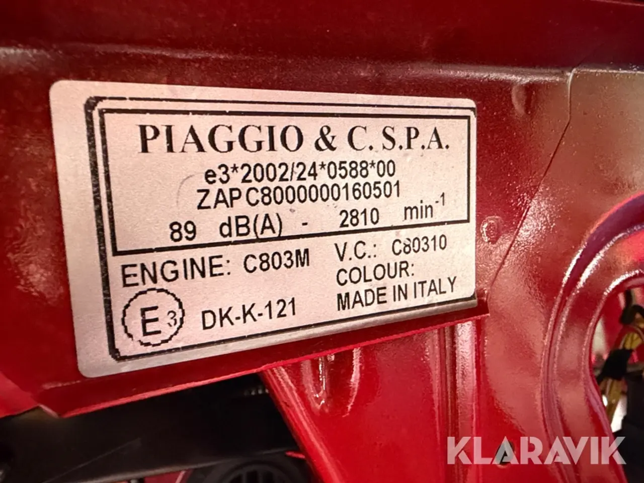Billede 9 - Tuk-Tuk Piaggio Ape 50