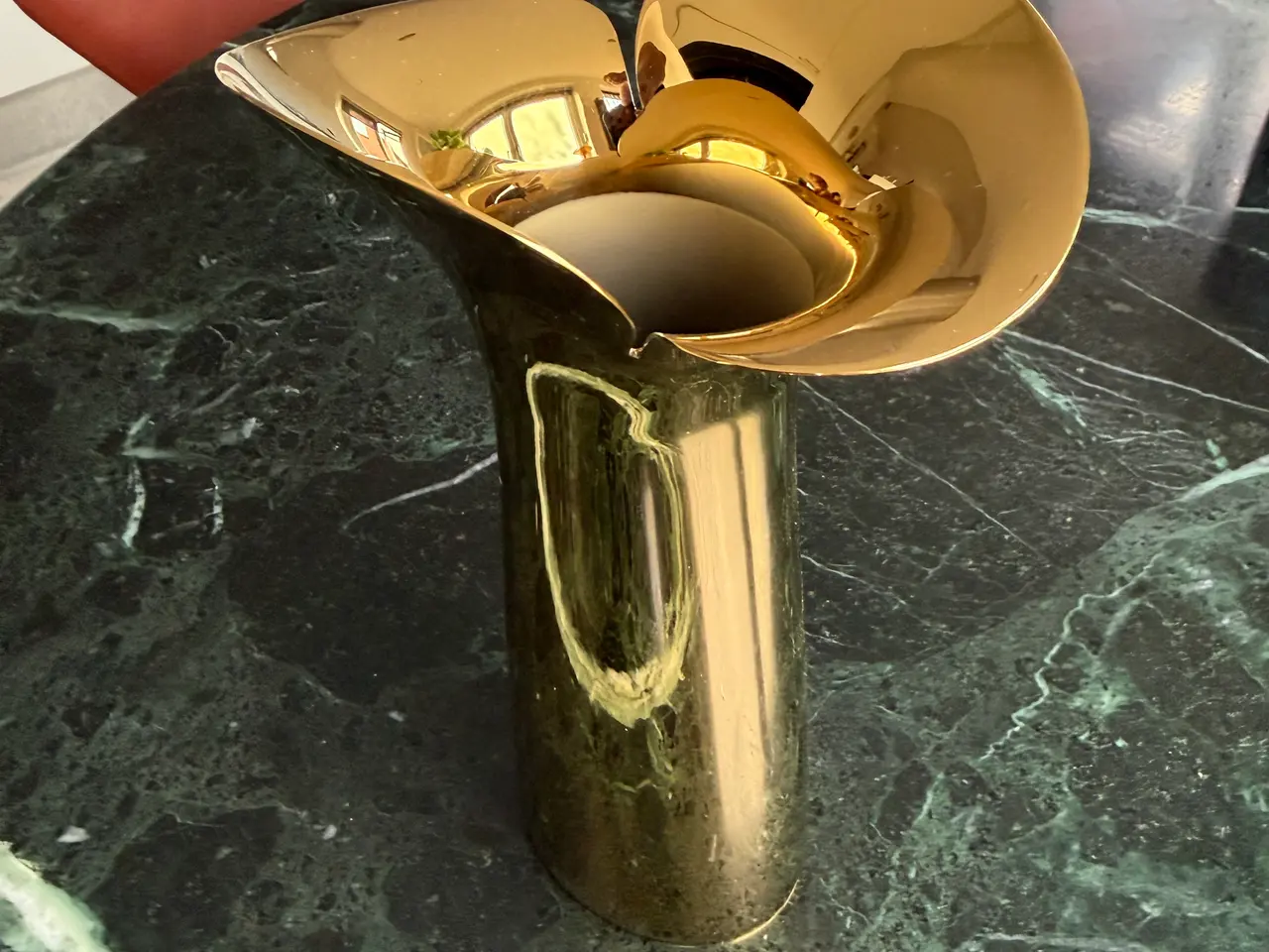 Billede 2 - Georg Jensen - Bloom botanica Messing vase (22 cm)