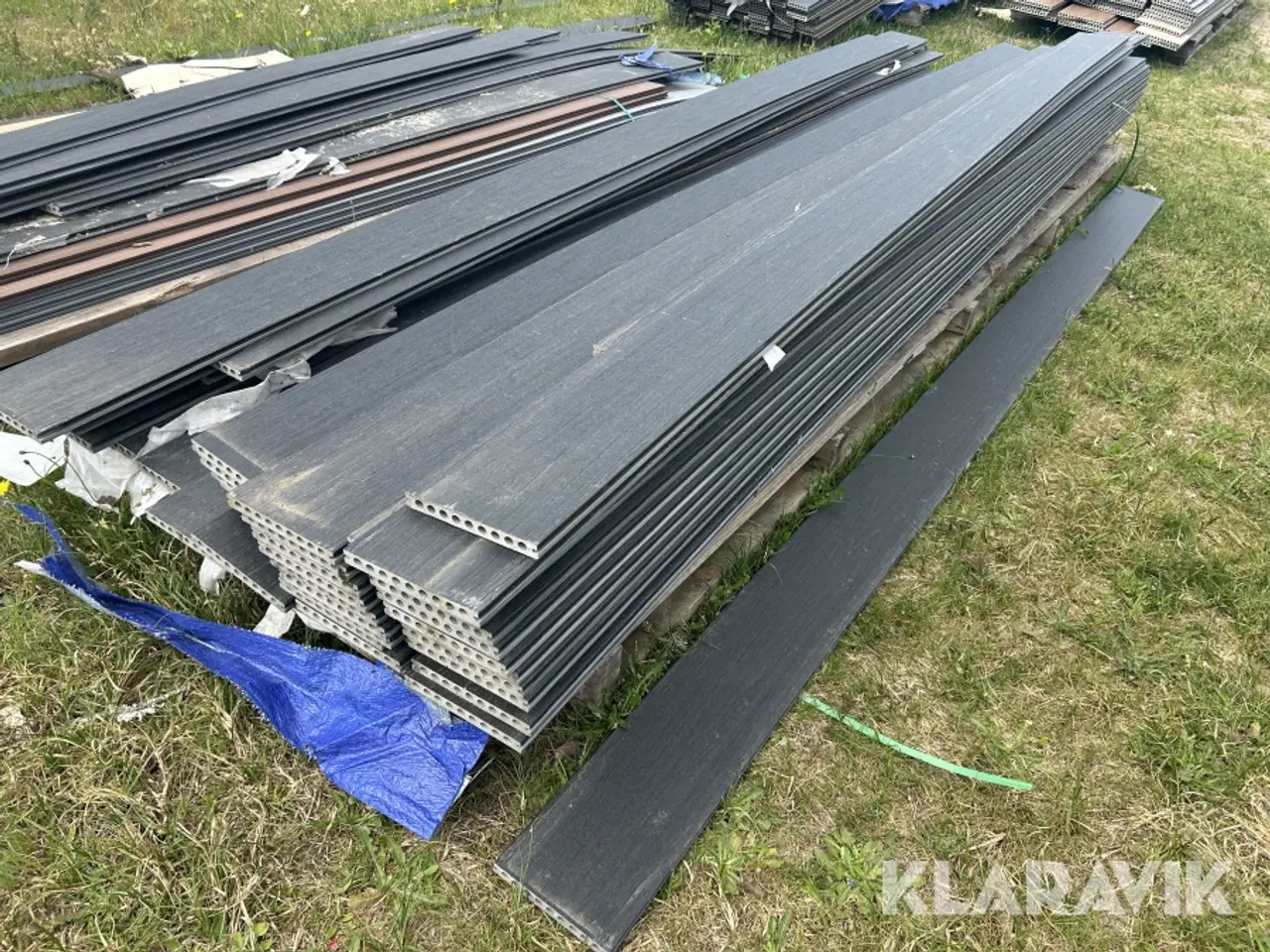 Billede 1 - Terrassebrædder Kirkedal komposit sort og grå 40 styk