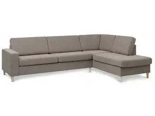 Thomas Højrevendt hjørnesofa med pufafslutning - Austin  Antelope