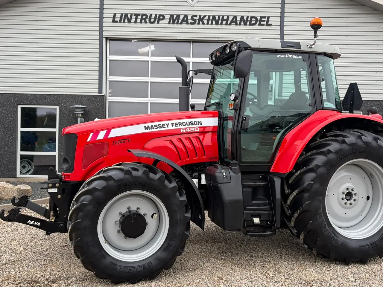 Billede 1 - Massey Ferguson 6480 Dyna 6 med frontlift Meget Veldholdt