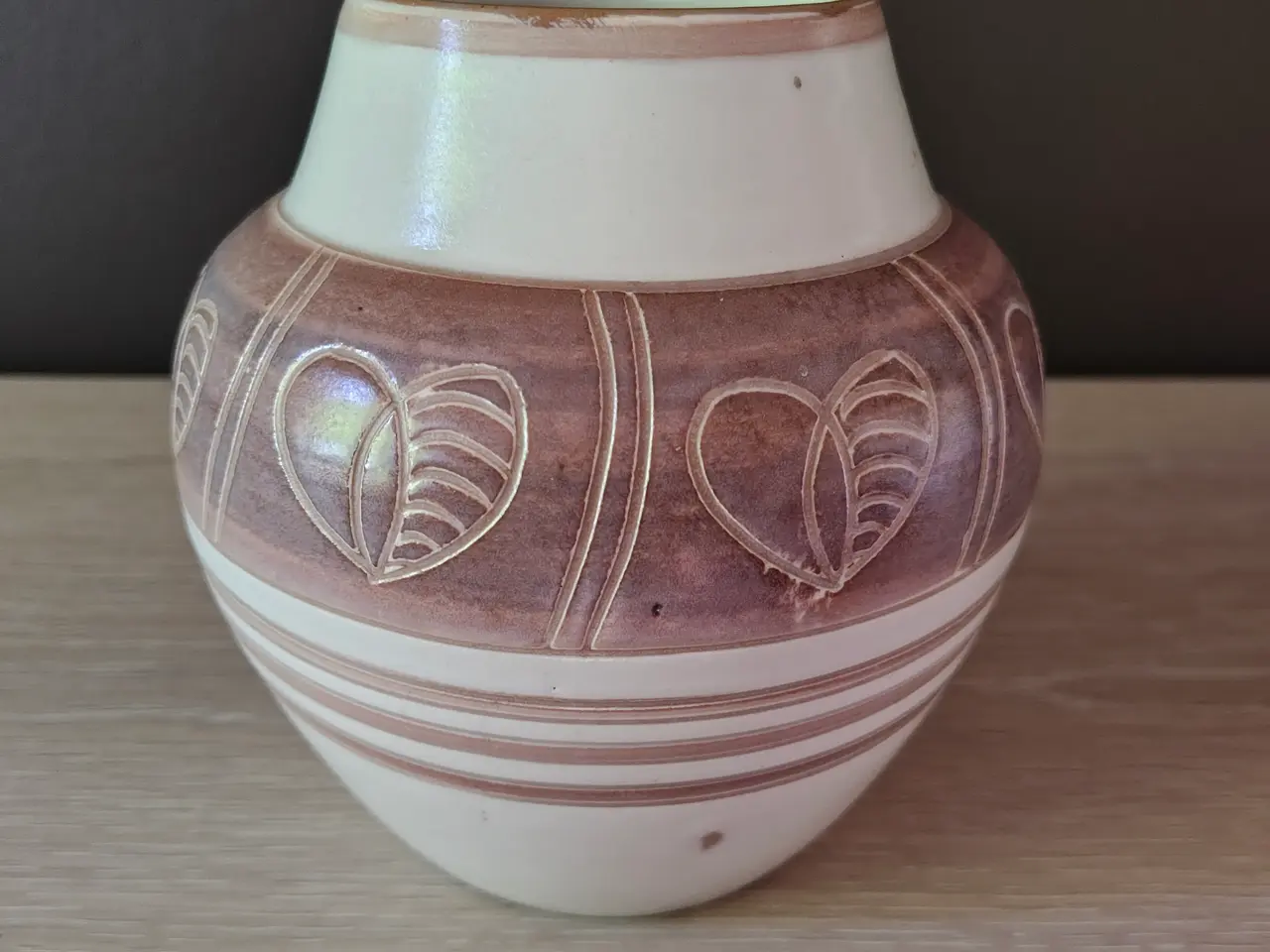 Billede 1 - Flot Haunsø keramik vase