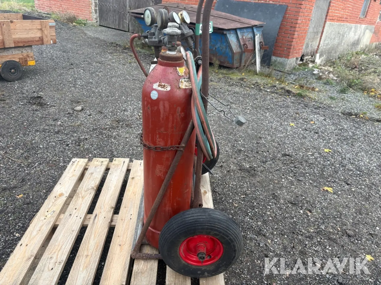 Billede 4 - Ilt og gas stativ.