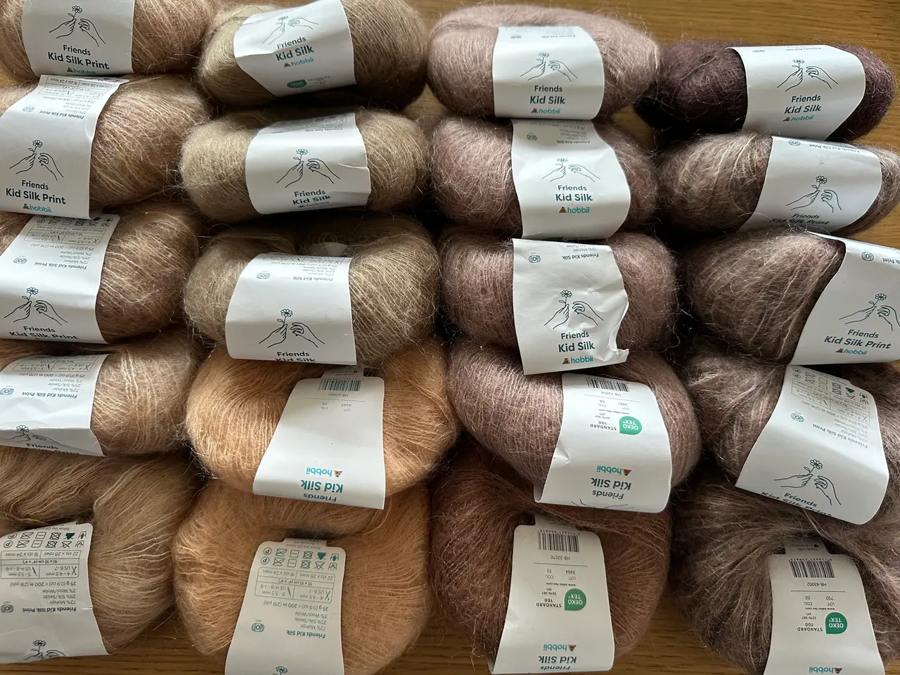 Billede 1 - 500 g. Kid Silk. Røgfrit 