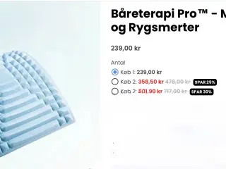 Iskias/rygsmerter mm.