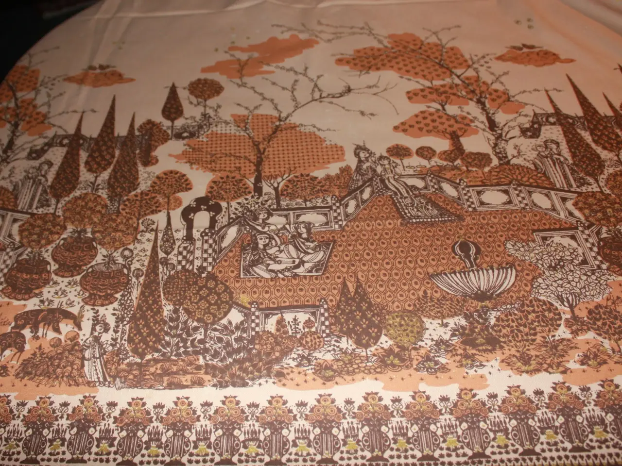 Billede 12 - Dug med Wiinblad motiv 160 x 310 cm