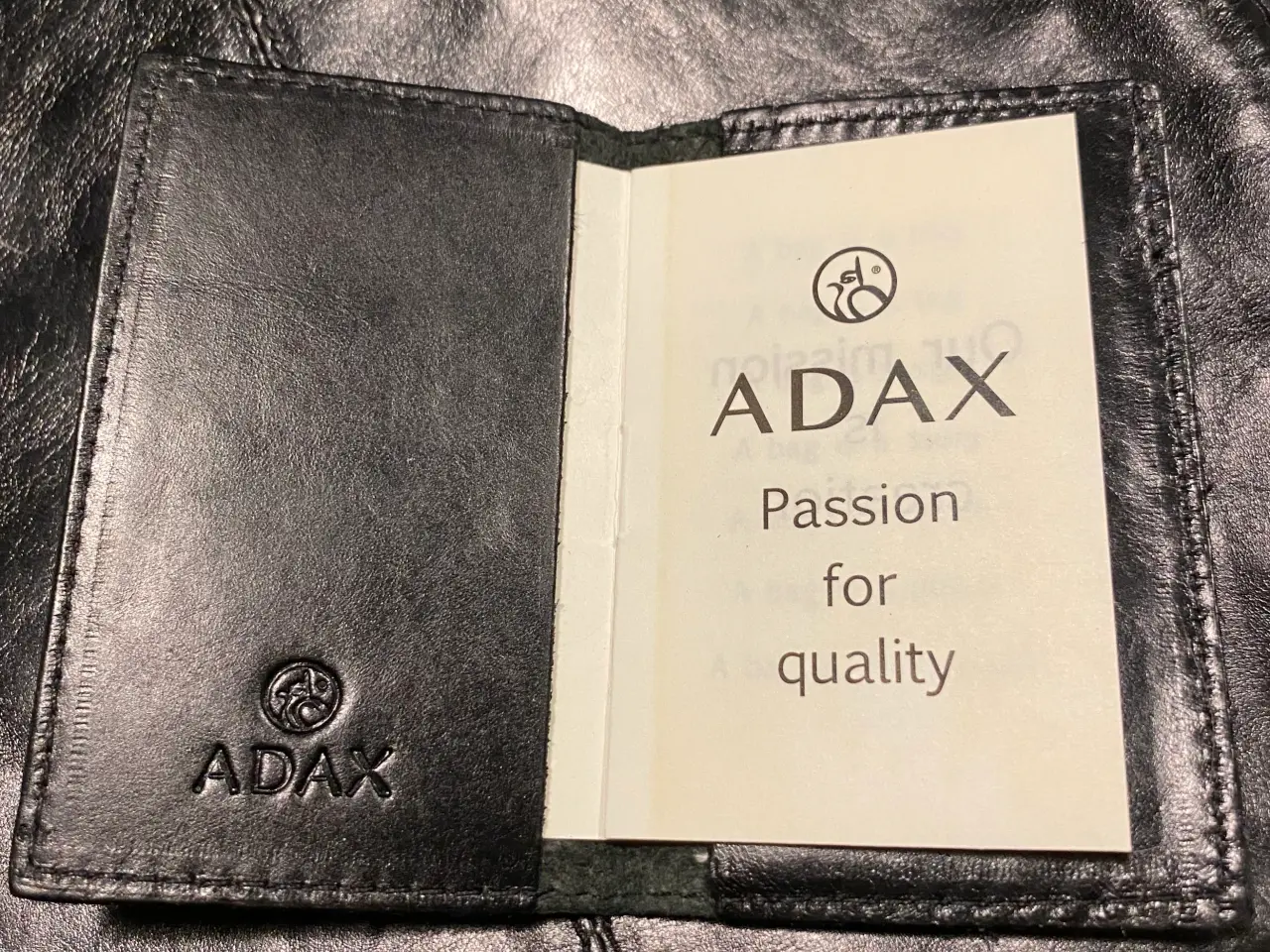 Billede 4 - Luxuriøs ADAX skuldertaske i sort læder