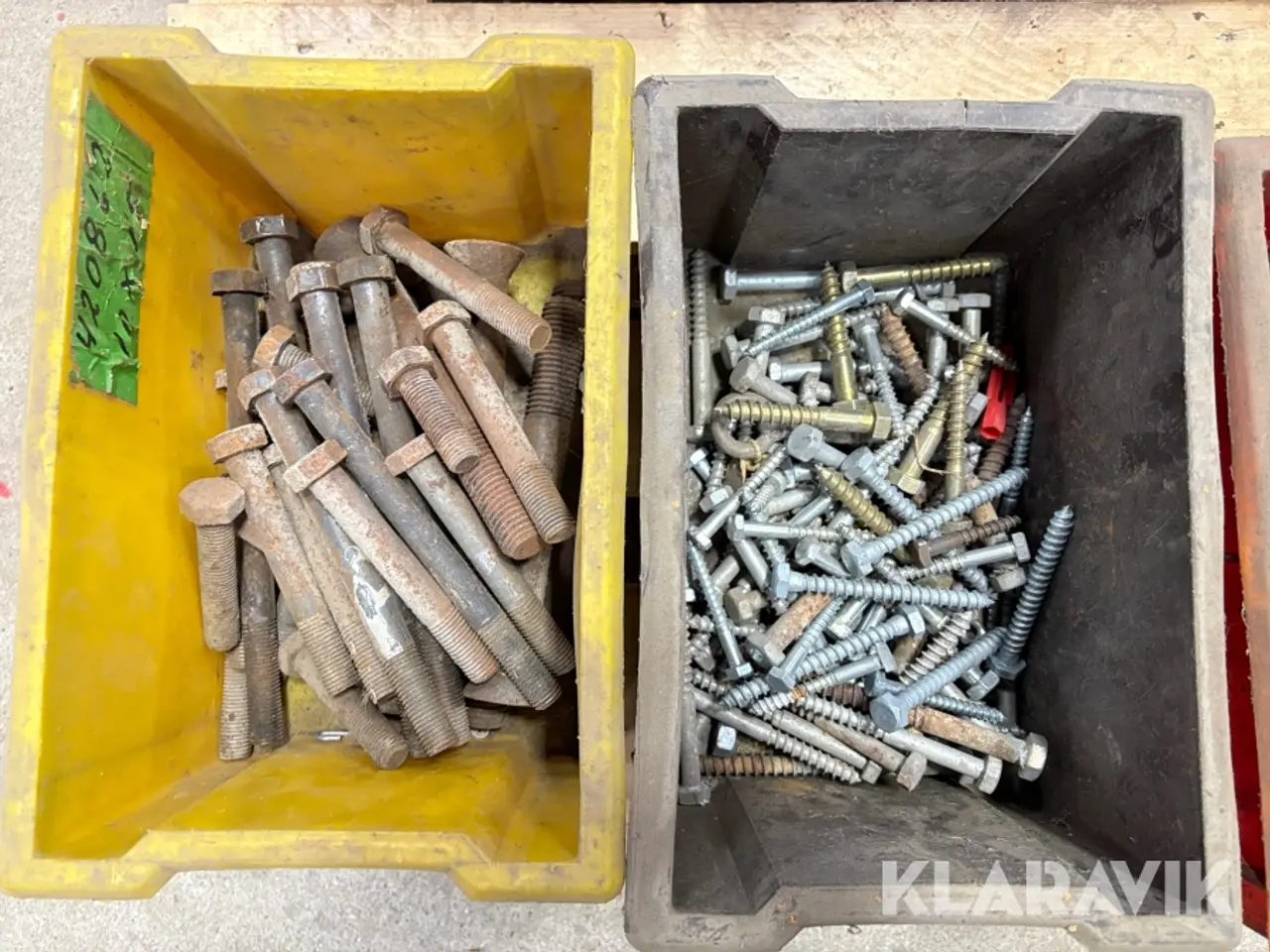 Billede 11 - Parti befæstelsesmaterialer / boltevarer - 20 kasser blandet