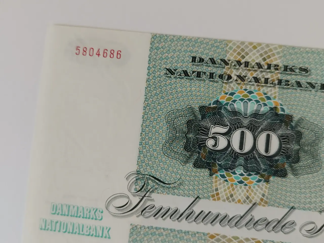 Billede 3 - 500 kr. Firben. Bankfrisk