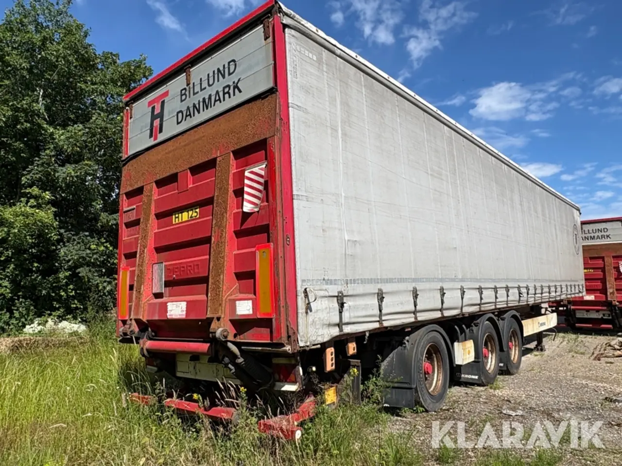 Billede 1 - Trailer Krone SD med presseningsopbygning