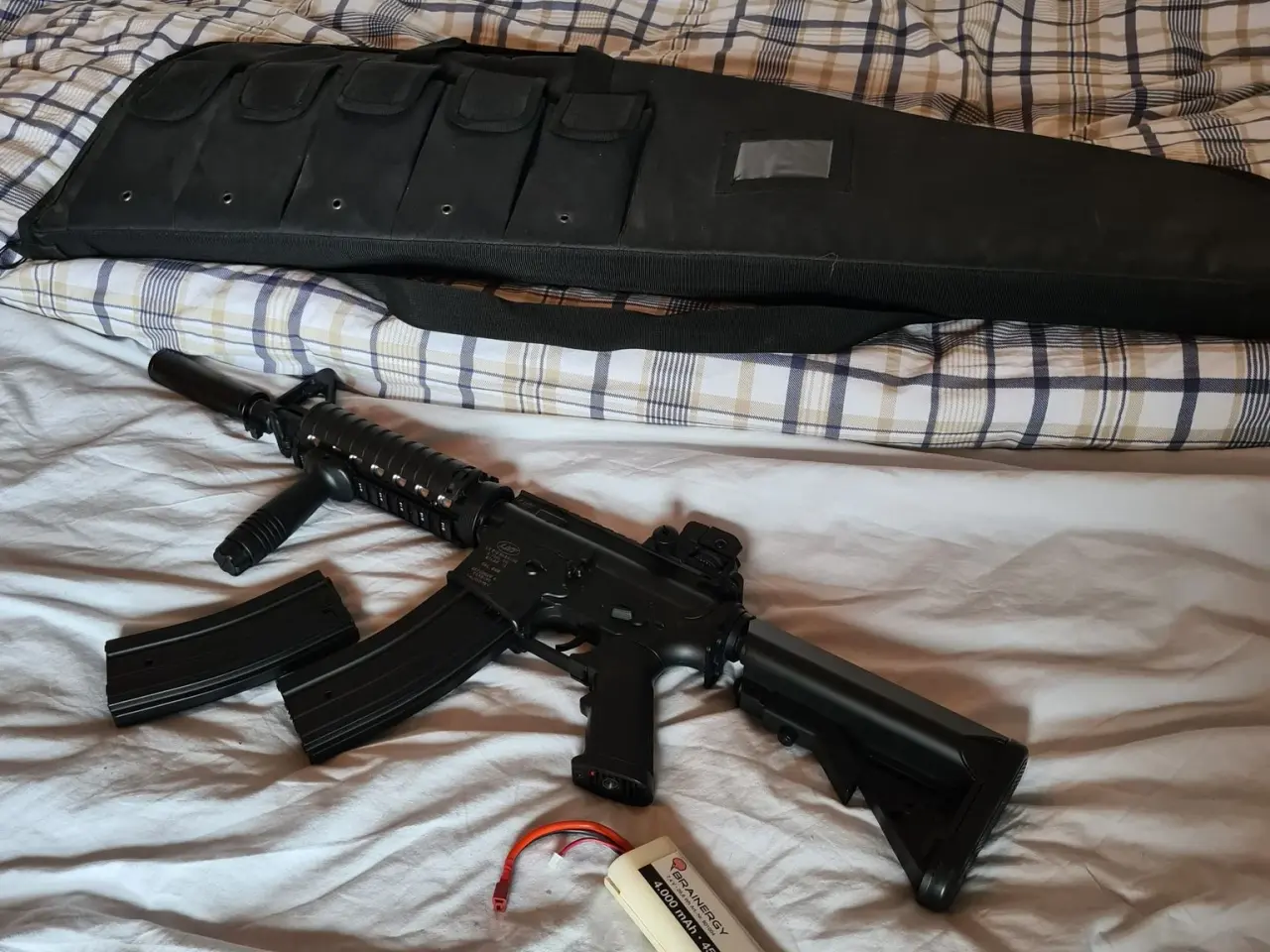 Billede 1 - CO2 pistol og El M4 Softguns 