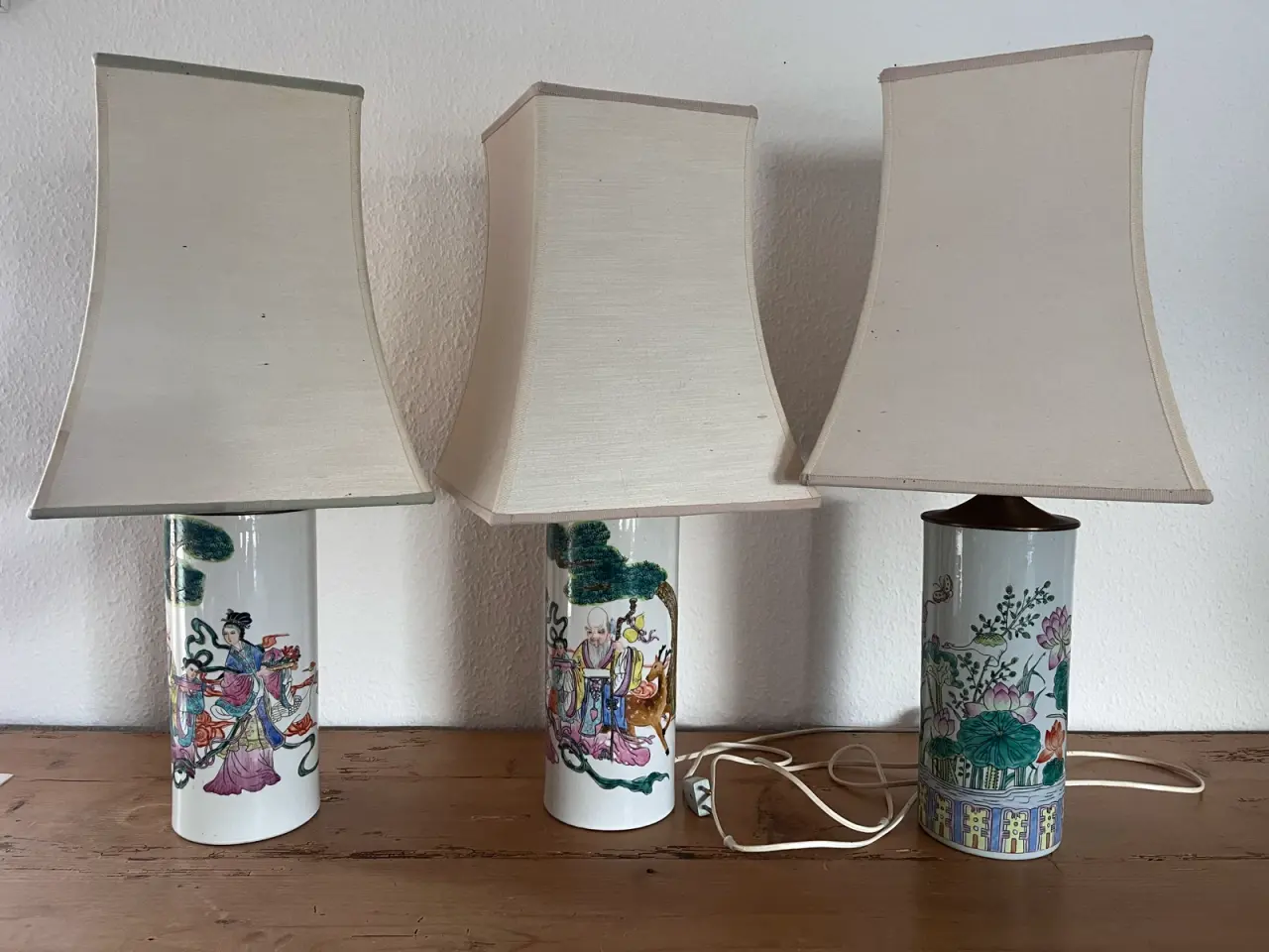 Billede 4 - Flotte lamper med kinesisk motiv