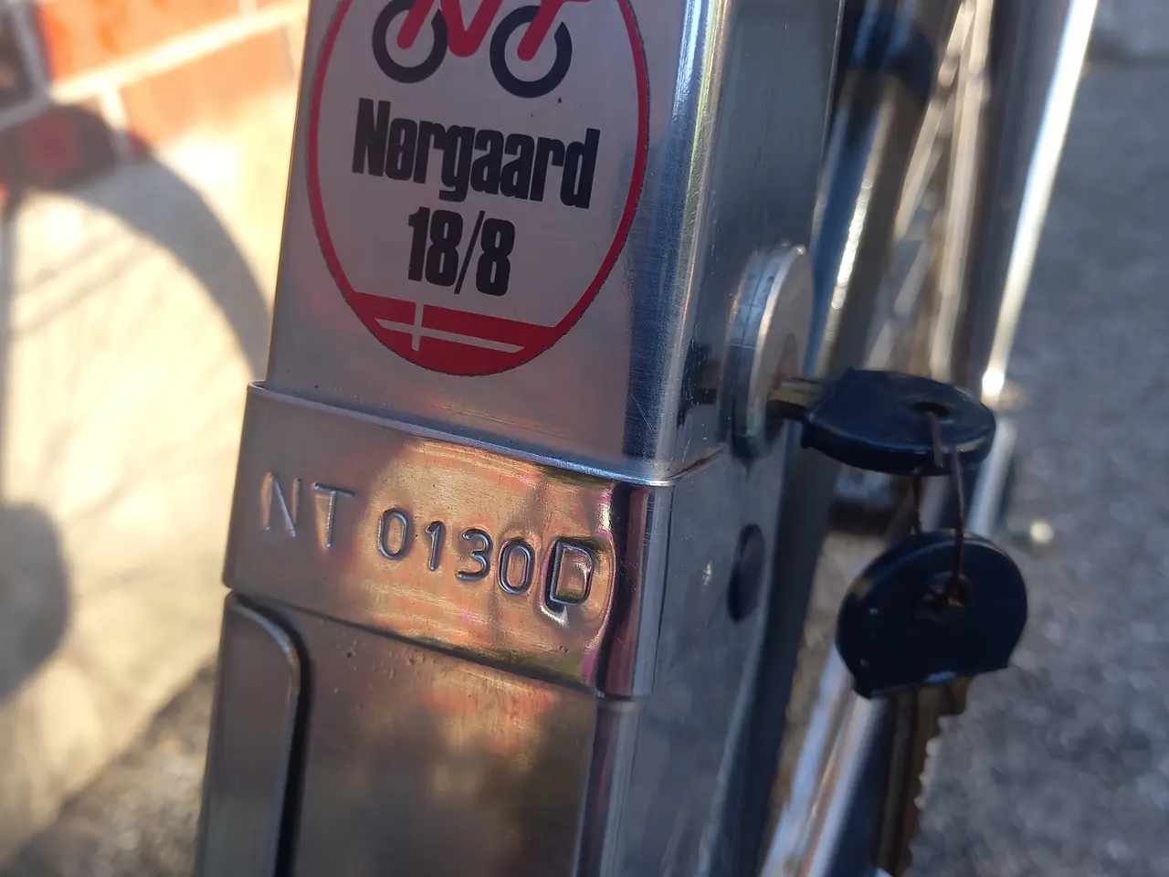 Billede 4 - Erik Nørgaard 18-8 cykel med kongekrone på ringekl