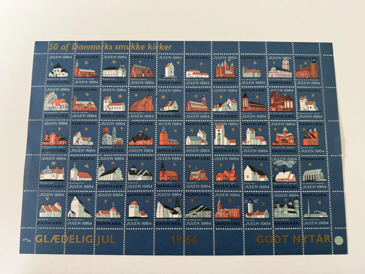 Billede 5 - Julemærkeark 1960-1960