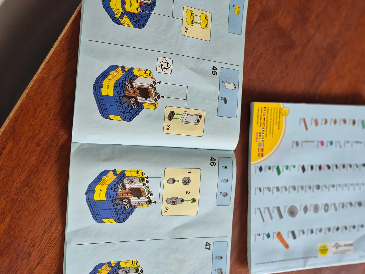 Billede 3 - Lego samle vejledning