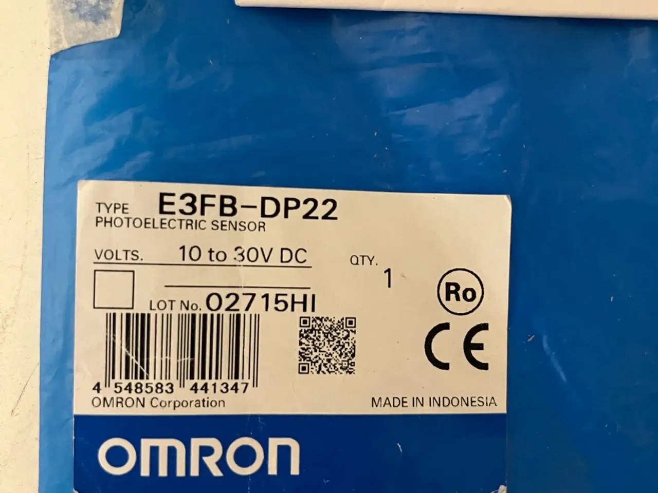 Billede 2 - Omron E3FB-DP22 Photoelectric Sensor, 10-30V DC,