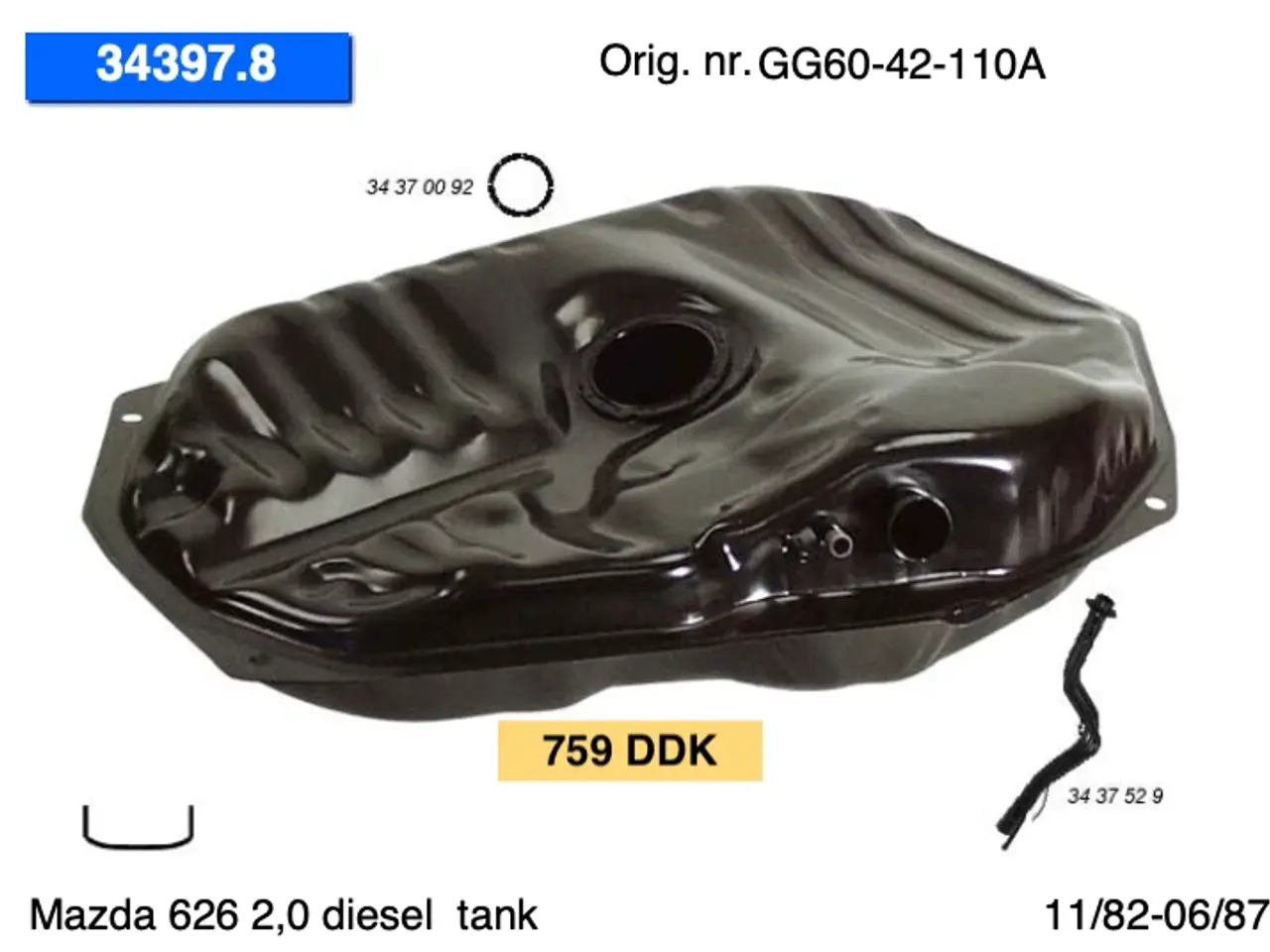 Billede 10 - Mazda 626 GB-GC (78-87) tanke