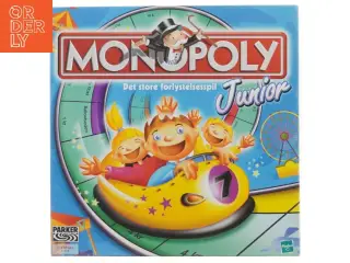 Monopoly Junior brætspil fra Parker (str. 27x27 cm)