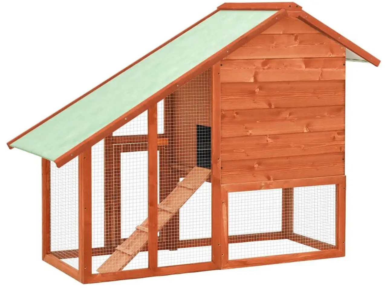 Billede 5 - Kaninbur i 2 etager 140 x 63 x 120 cm massivt fyrretræ