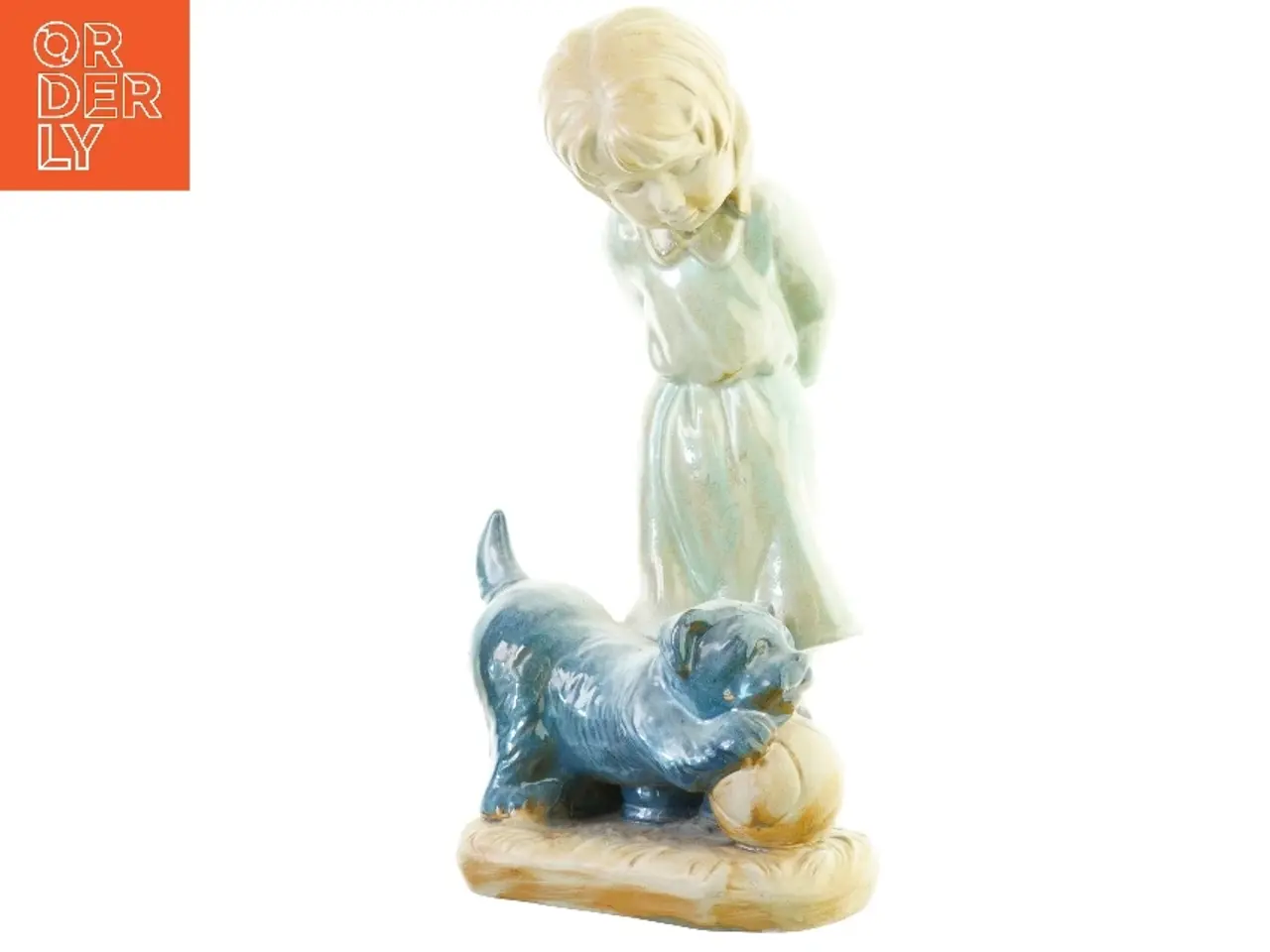 Billede 1 - Porcelænsfigur (str. 40 x 20 cm)