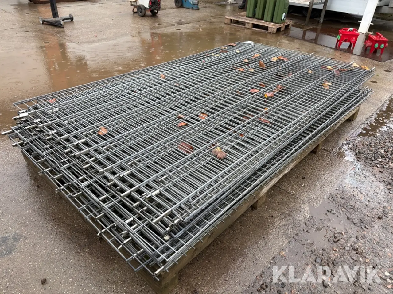 Billede 2 - Stålgitre, galvaniserede, 21 styk