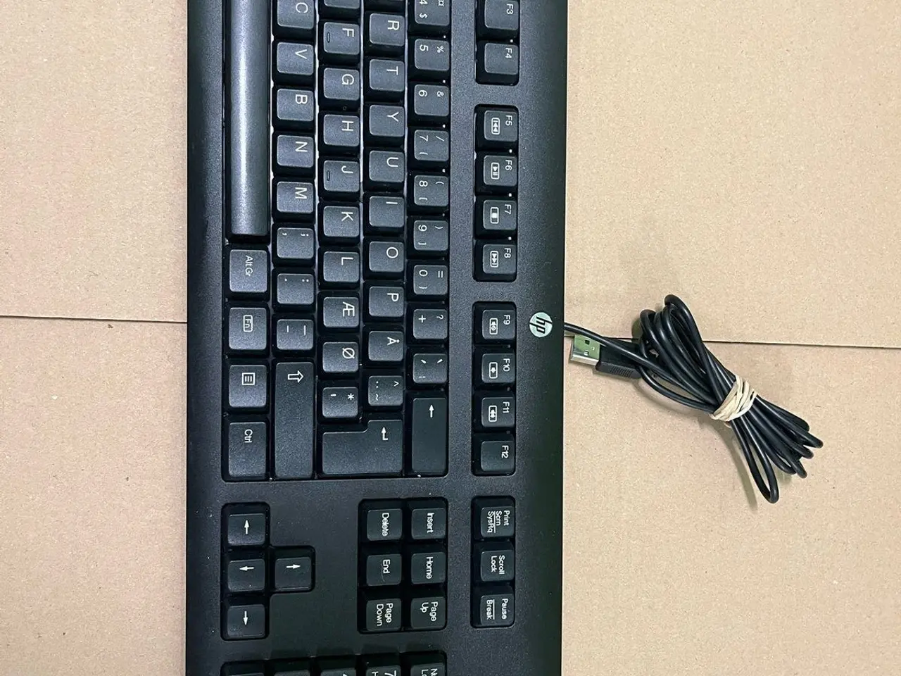 Billede 1 - HP tastatur KU-1156, USB, dansk