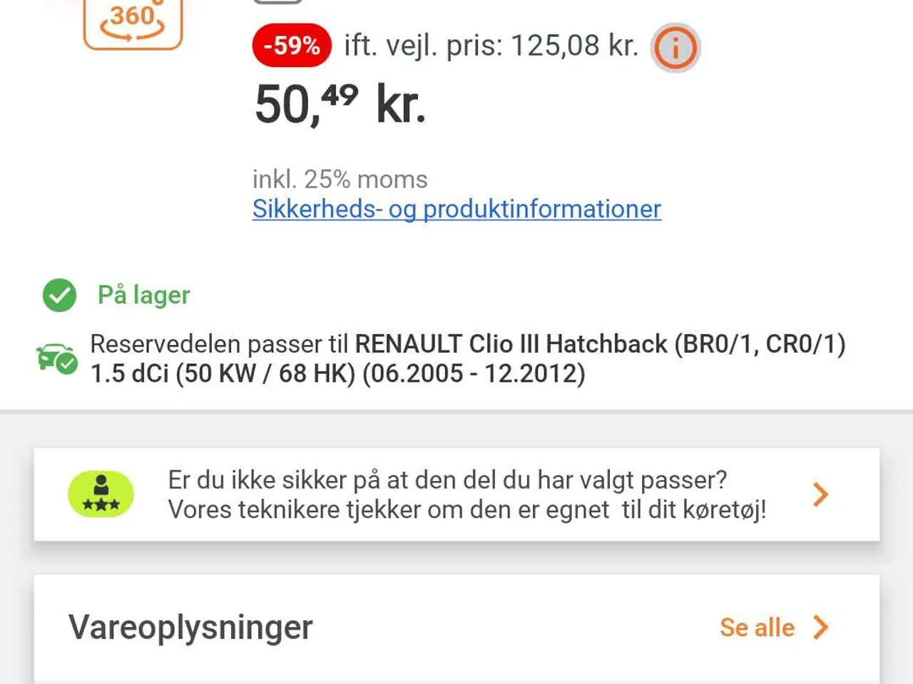 Billede 12 - Renault Clio 3 1.5 dci nedsat nypris 