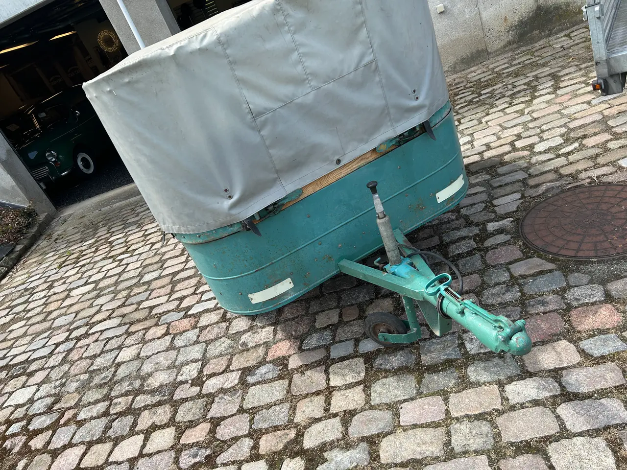 Billede 8 - Brenderup 400 kg trailer årg 1958 med 2 heste