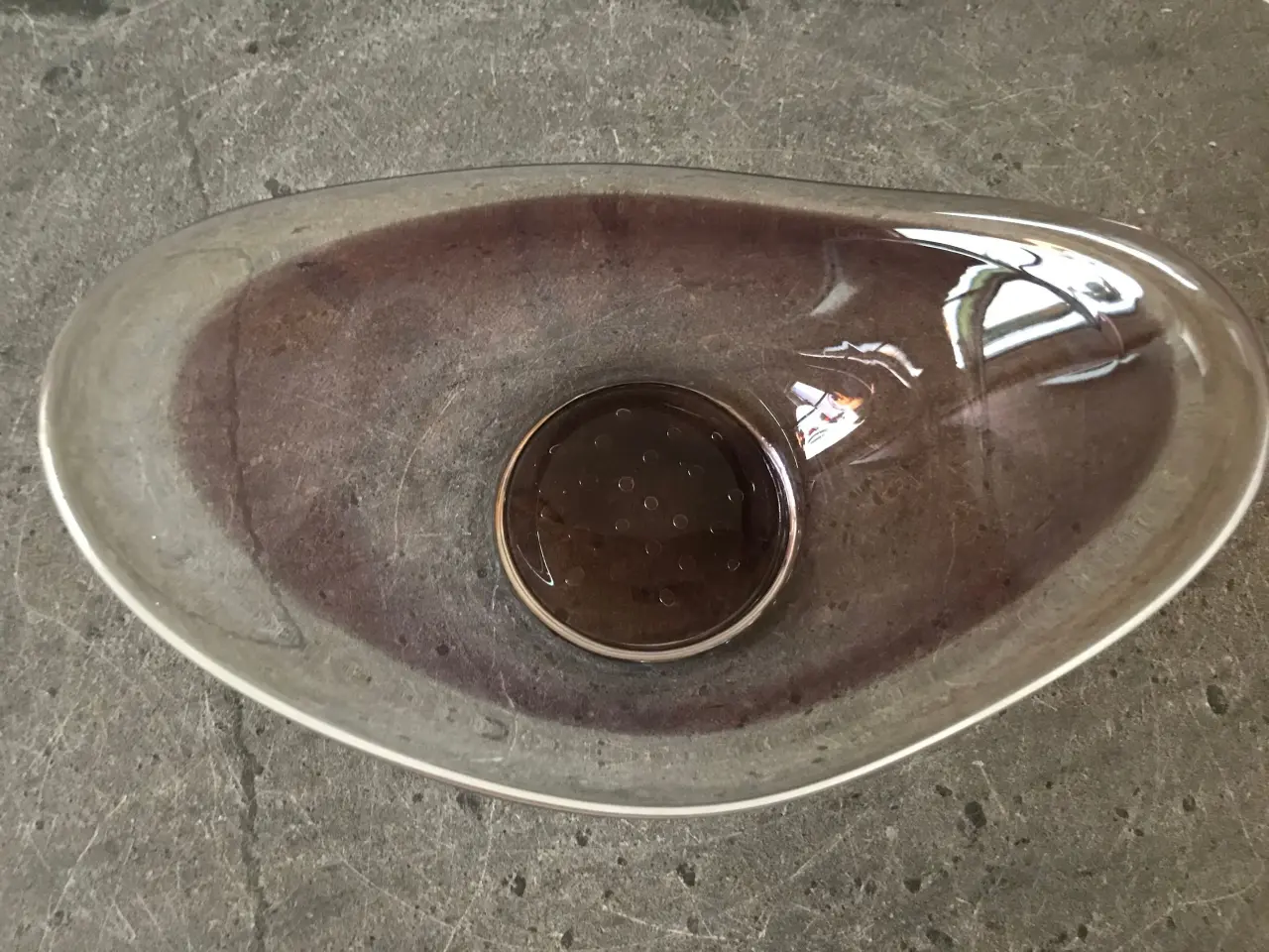 Billede 6 - Glasskål / Glas kunst (Homegaard?)