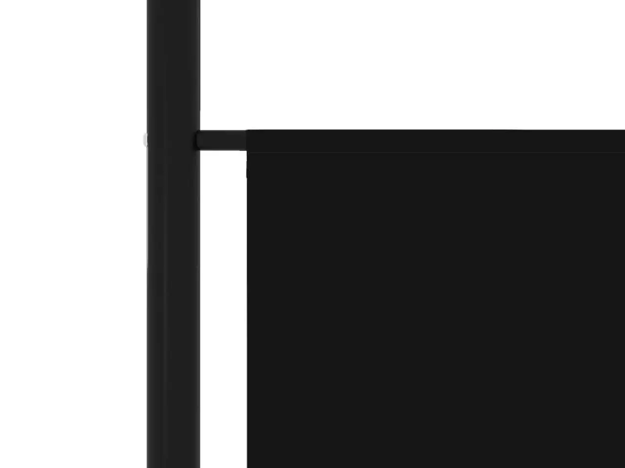 Billede 4 - 4-panels rumdeler 200 x 180 cm sort