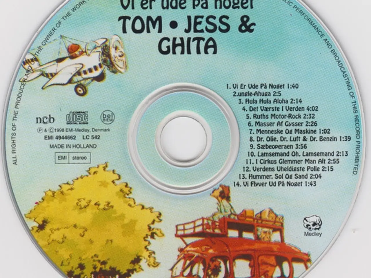 Billede 3 - Tom*, Jess* & Ghita* – Vi Er Ude På Noget – CD