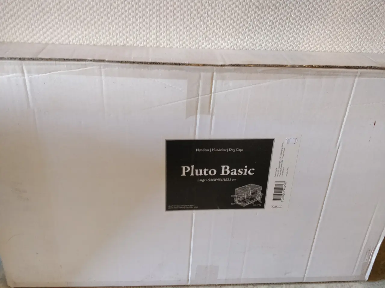 Billede 1 - Foldbart transportbur i sort metal