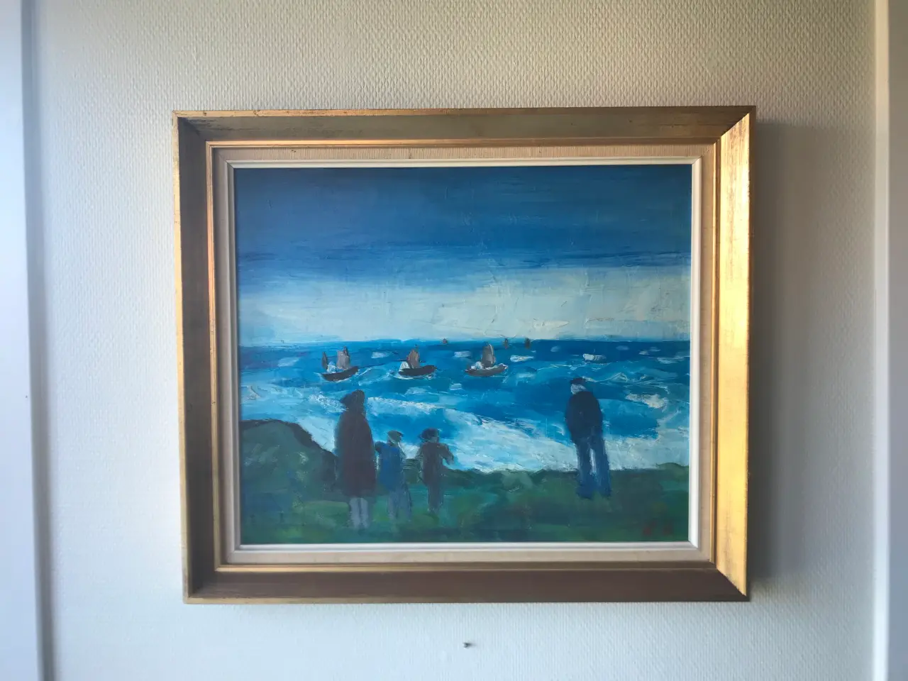Billede 1 - Knud Kristensen  -  Efter Storm - Maleri