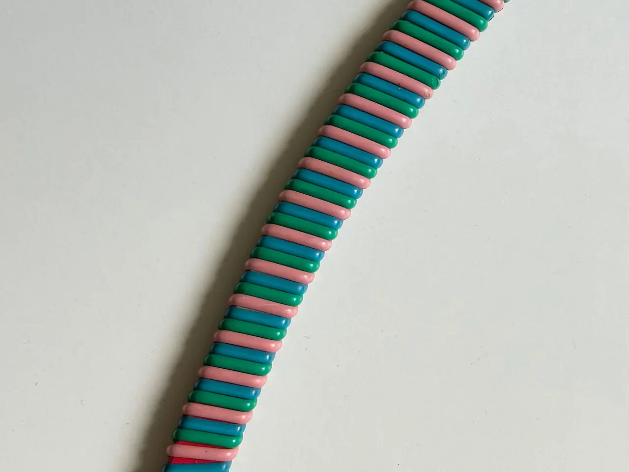 Billede 4 - Retro bøjle m plastbevikling, pastel