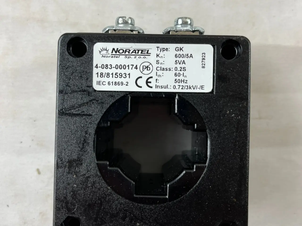 Billede 7 - Noratel GK strømtransformer 600/5A 5VA Class 0.2S