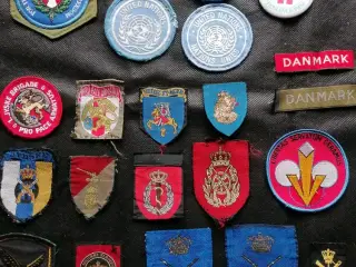 Militære stofmærker.