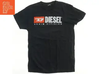 Sort T-shirt med Diesel logo fra Diesel (str. 45 & 68 cm)