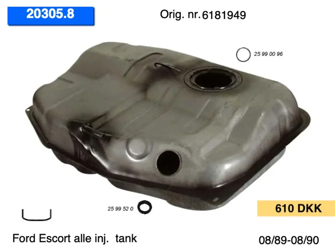 Billede 9 - Ford Escort (85-00) tanke