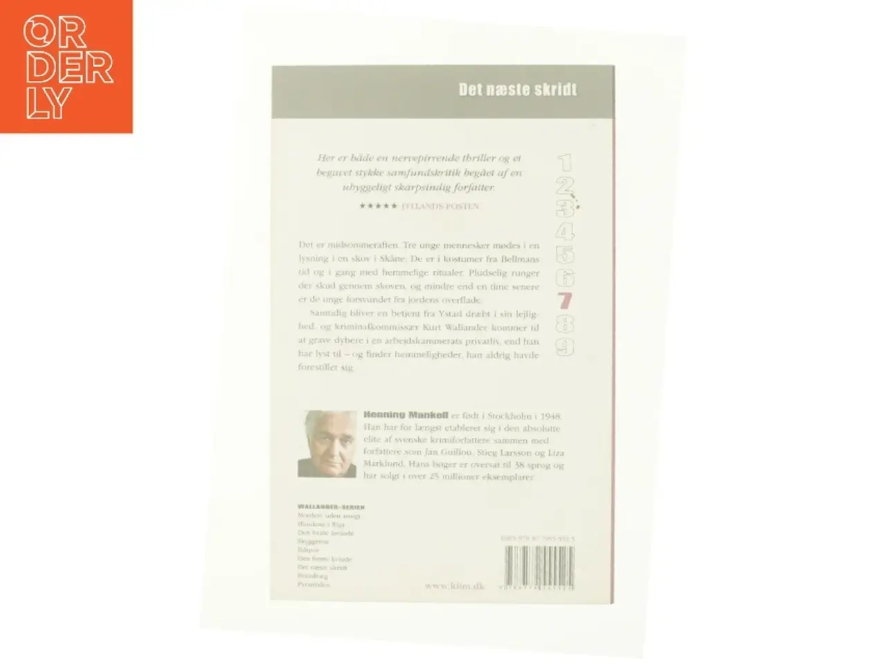 Billede 2 - Det næste skridt af Henning Mankell (Bog)