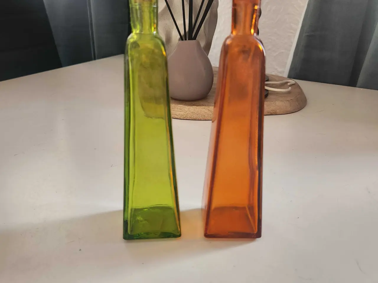 Billede 1 - Flasker i grøn og orange