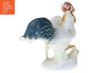 Porcelænshane figur (str. 6 cm)