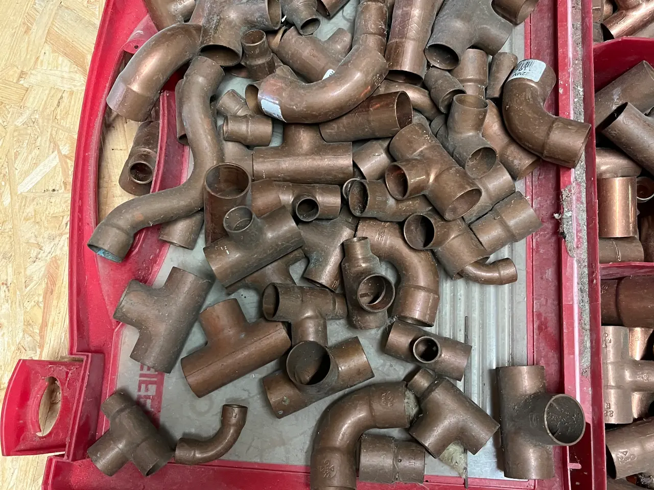 Billede 3 - Stort parti kobber- og messingfittings