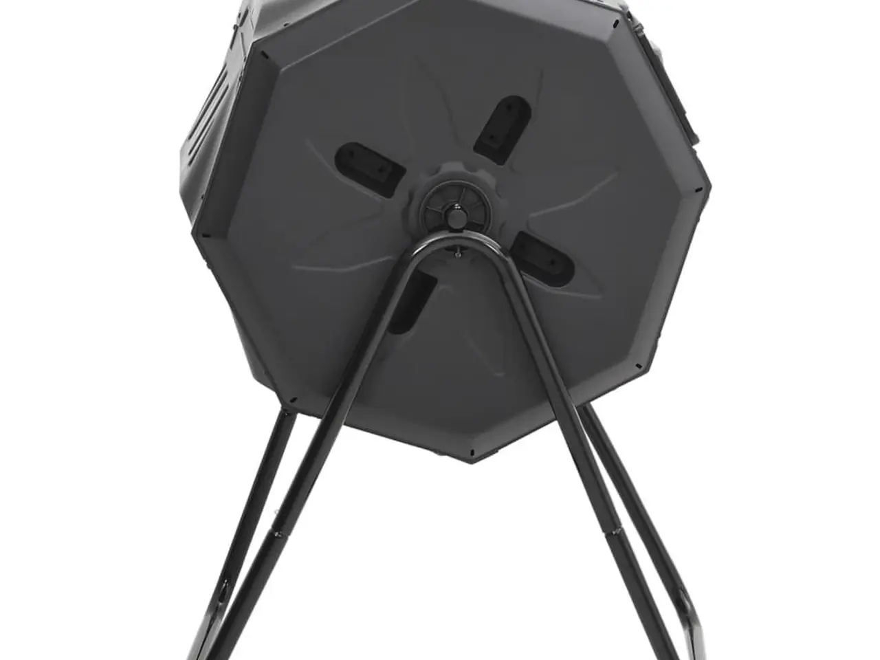 Billede 3 - Kompostbeholder til have - 160 l, 73×64×95 cm, sort