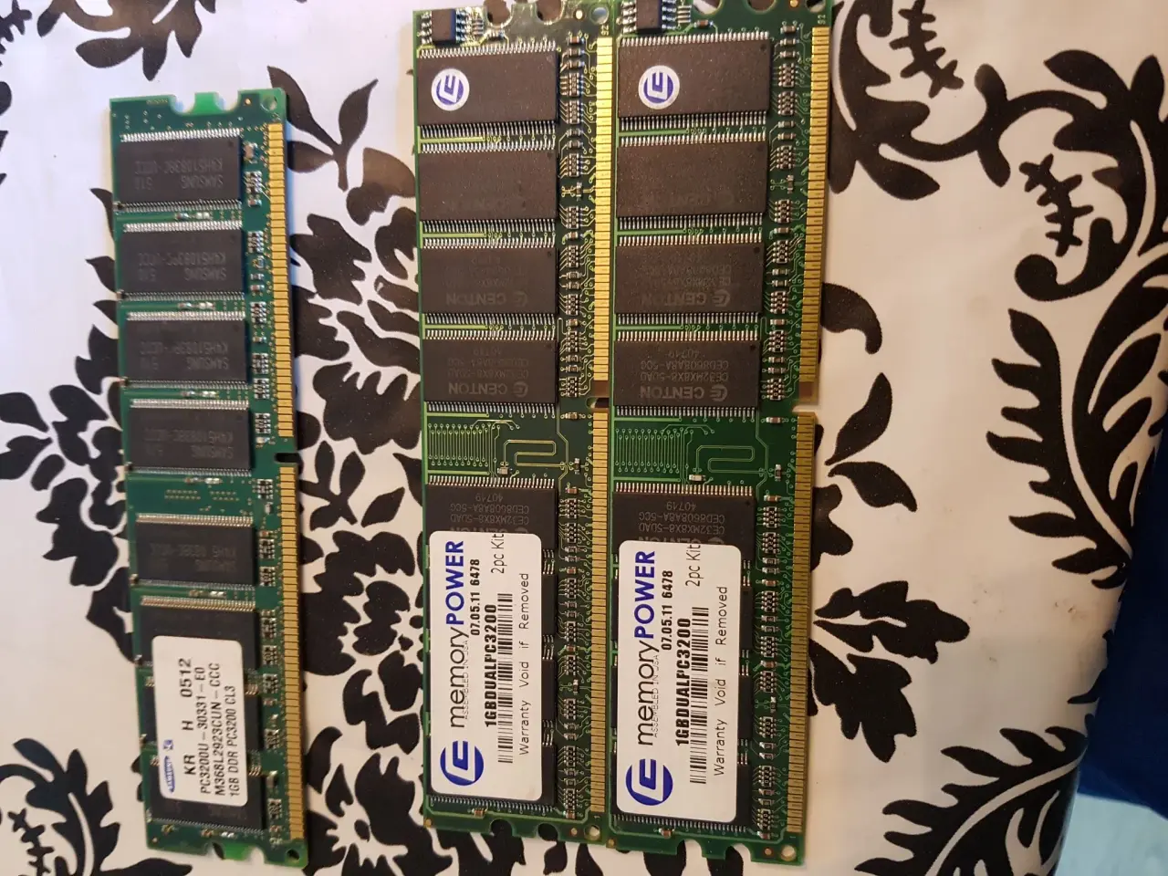 Billede 1 - 3 stk ramblokke ddr1 a 1gb