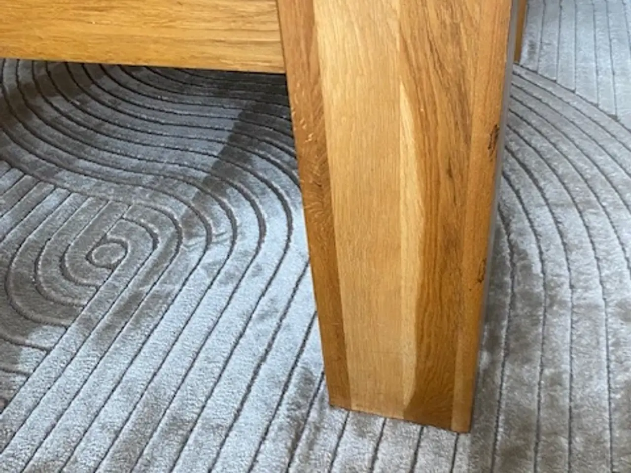 Billede 3 - Sofabord, massivt olieret egetræ