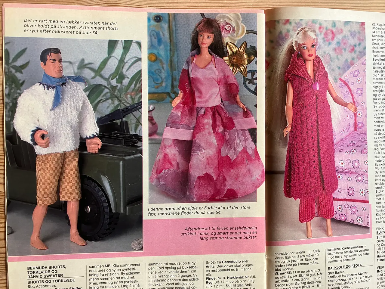 Billede 8 - 12 sider Sy og Strik til Barbie og drengene