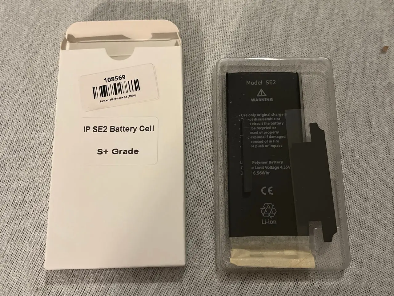 Billede 1 - Batteri til iPhone SE (2020) uden flexkabel (S+ grade)