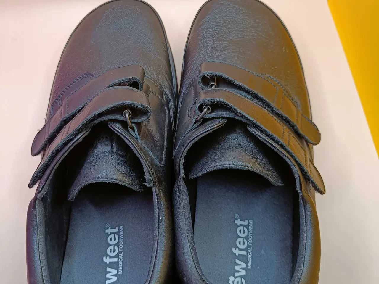 Billede 3 - New Feet sort læder sko 47str