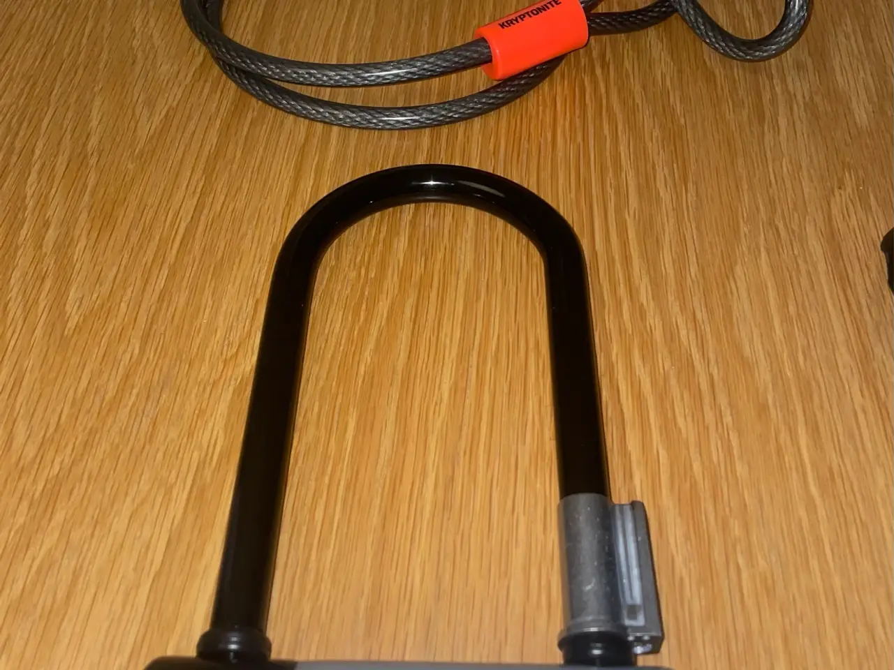 Billede 1 - Kryptonite bøjlelås med wire - Kryptolok Mini 7